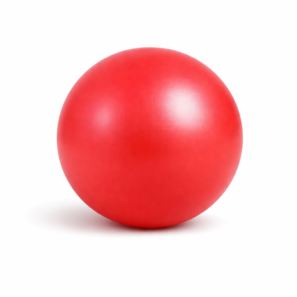 BALLON DE PILATES ROUGE - 25CM