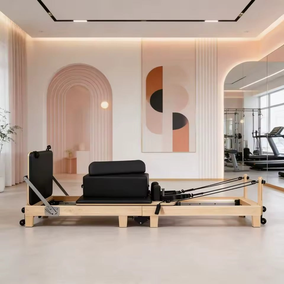 REFORMER PILATES PLIABLE MAISON - NOIR